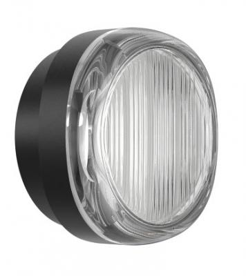 Lasi Aluminium Black Wall Light IP65